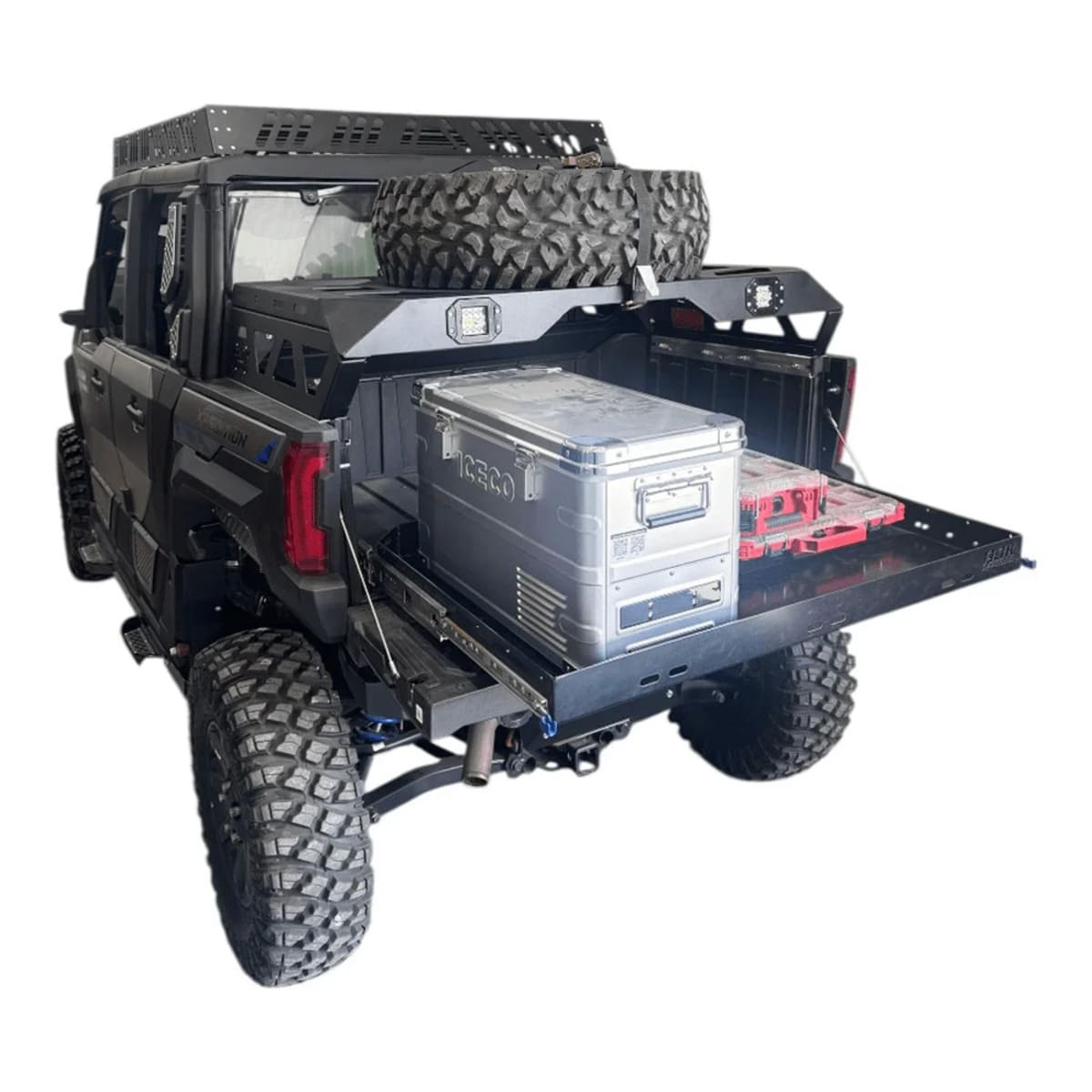 AJK Polaris Xpedition Spare Tire Carrier / Bed Rack