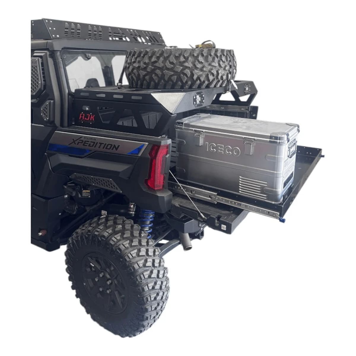 AJK Polaris Xpedition Spare Tire Carrier / Bed Rack