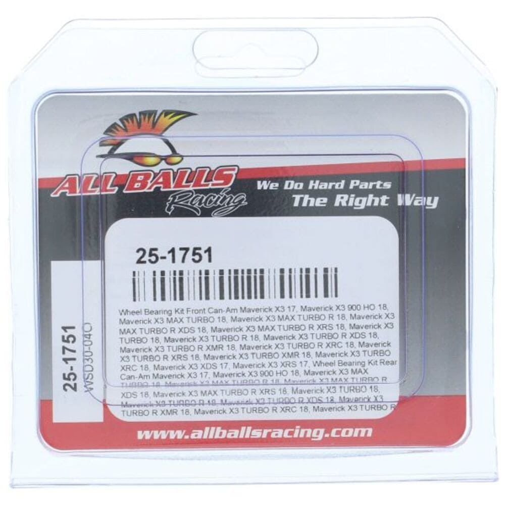 All Balls Racing '17 Can-Am Maverick X3 Wheel Bearing Kit