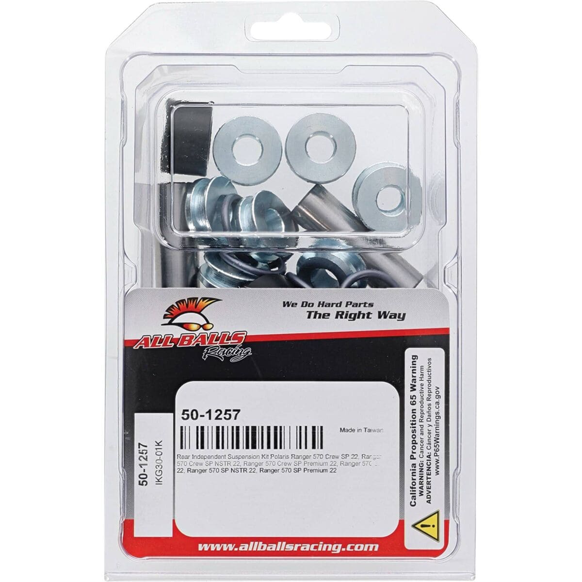 All Balls Racing '22-'25 Polaris Ranger Midsize Rear Independent Knuckle Side Kit