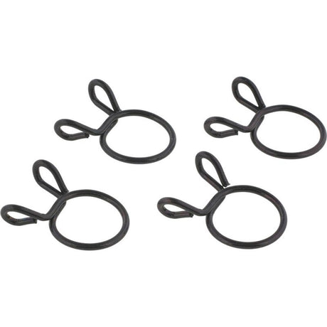 All Balls Racing 4 Pack Hose Clamps- 15.2mm