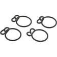 All Balls Racing 4 Pack Hose Clamps- 16.6mm