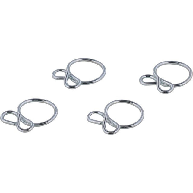 All Balls Racing 4 Pack Hose Clamps- 7.6mm