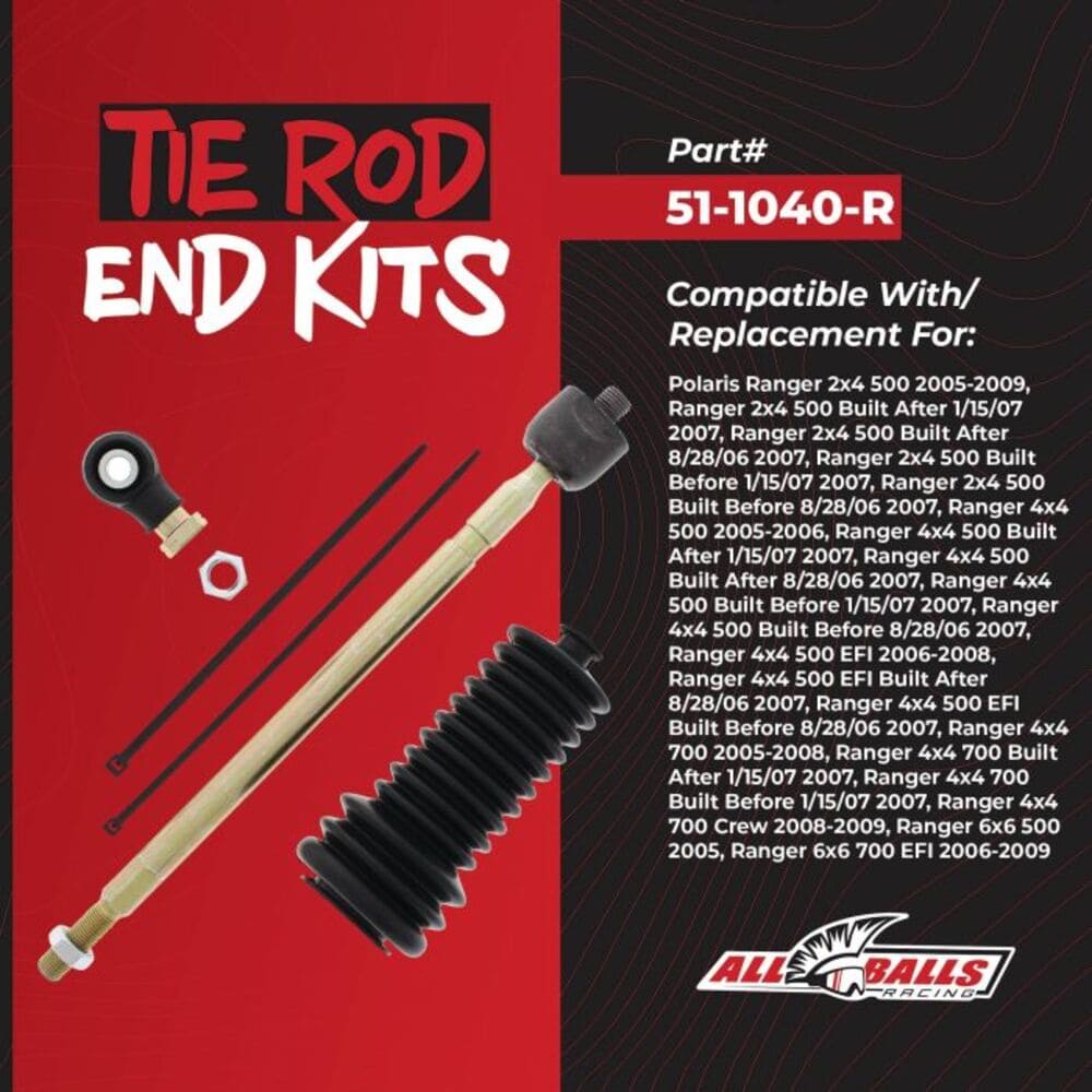 All Balls Racing Polaris Ranger 500/700 Tie Rod End Kit