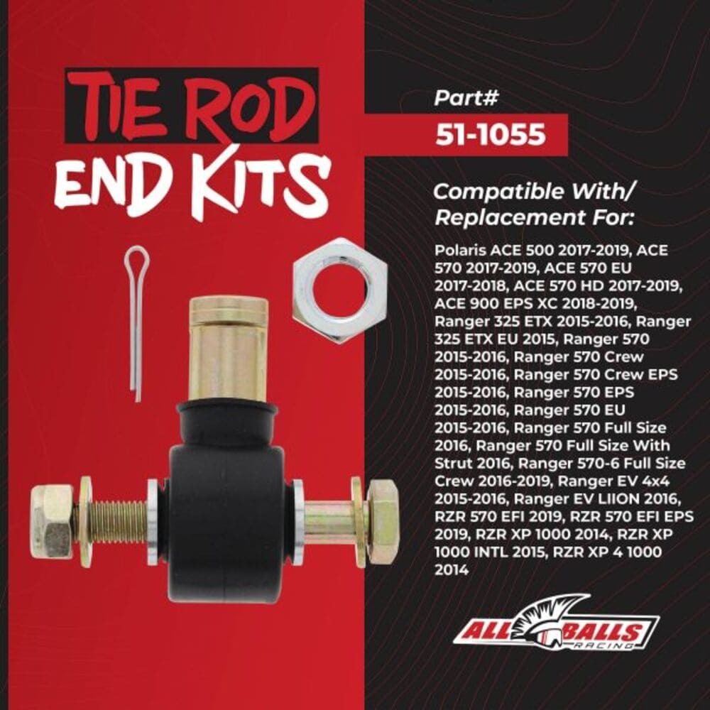All Balls Racing Polaris Ranger ACE 500 Tie Rod End Kit