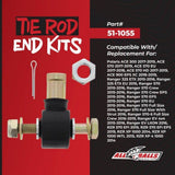 All Balls Racing Polaris Ranger ACE 500 Tie Rod End Kit
