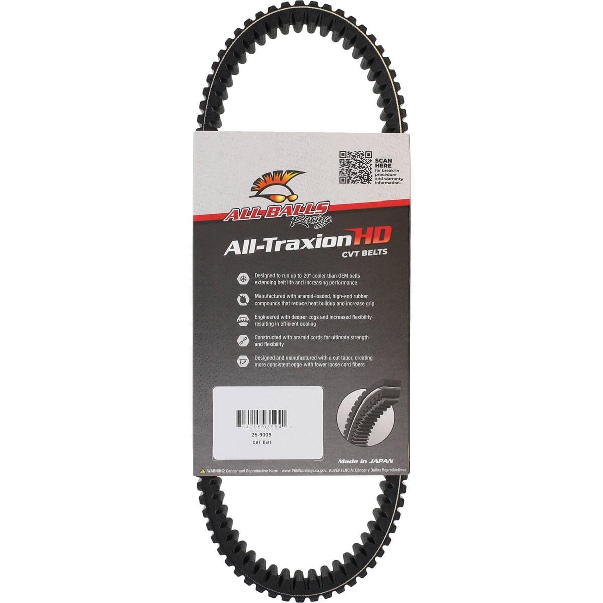 All Balls Racing Polaris Ranger XP 900 CVT Belt