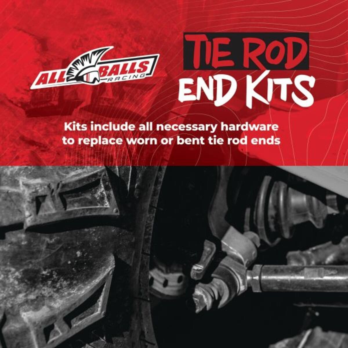 All Balls Racing Polaris Ranger XP 900 Tie Rod End Kit