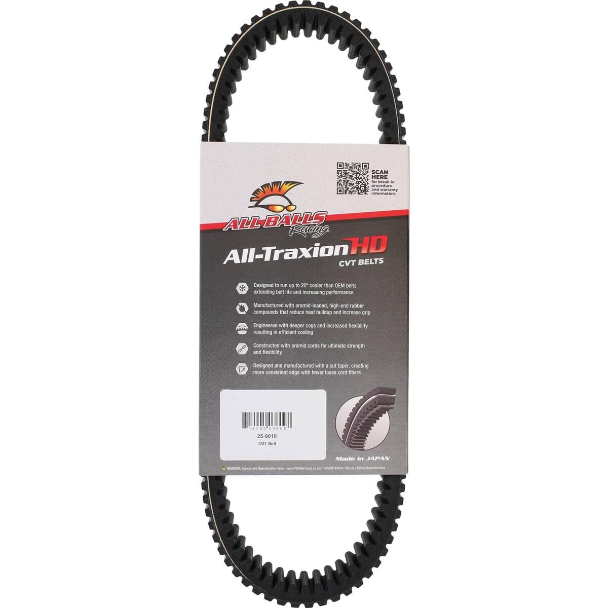 All Balls Racing Yamaha Wolverine RMAX2/4 CVT Belt