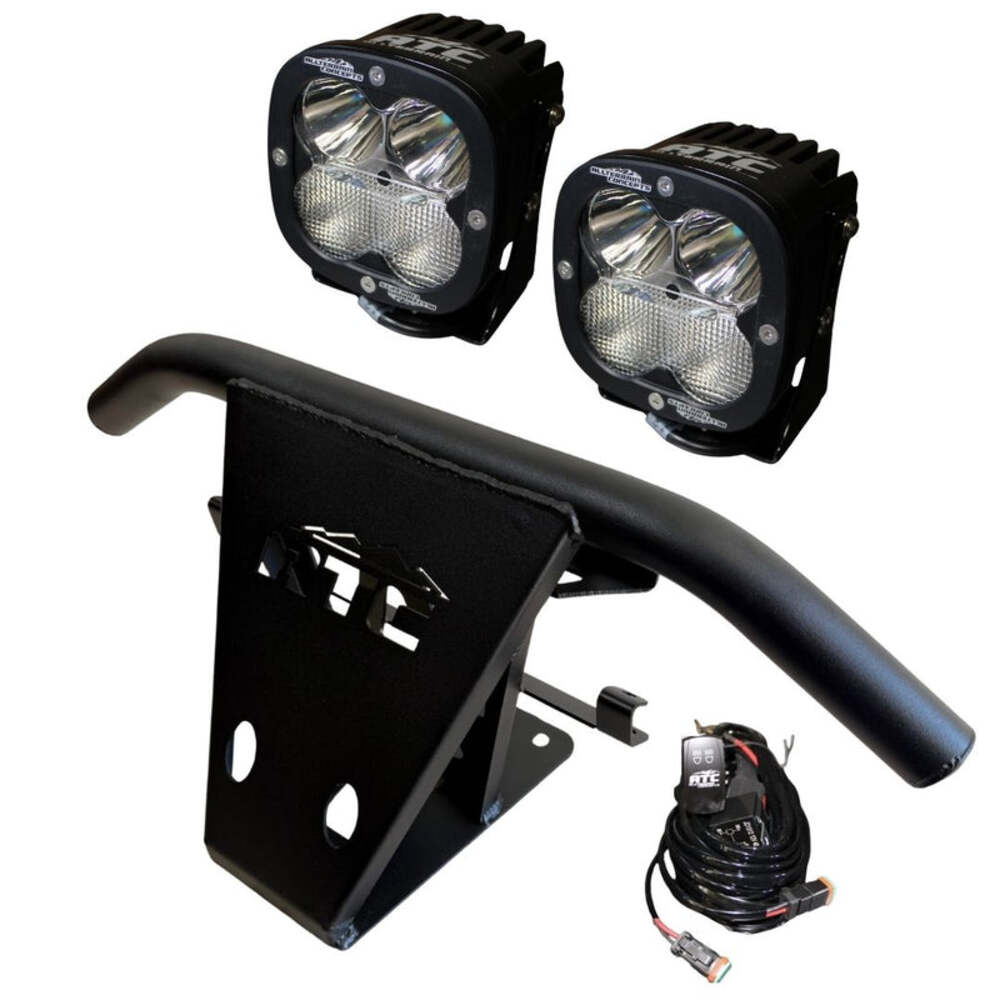 All Terrain Concepts Can-Am Maverick X3 Prerunner Bumper & X Pro Race Series LED Pods