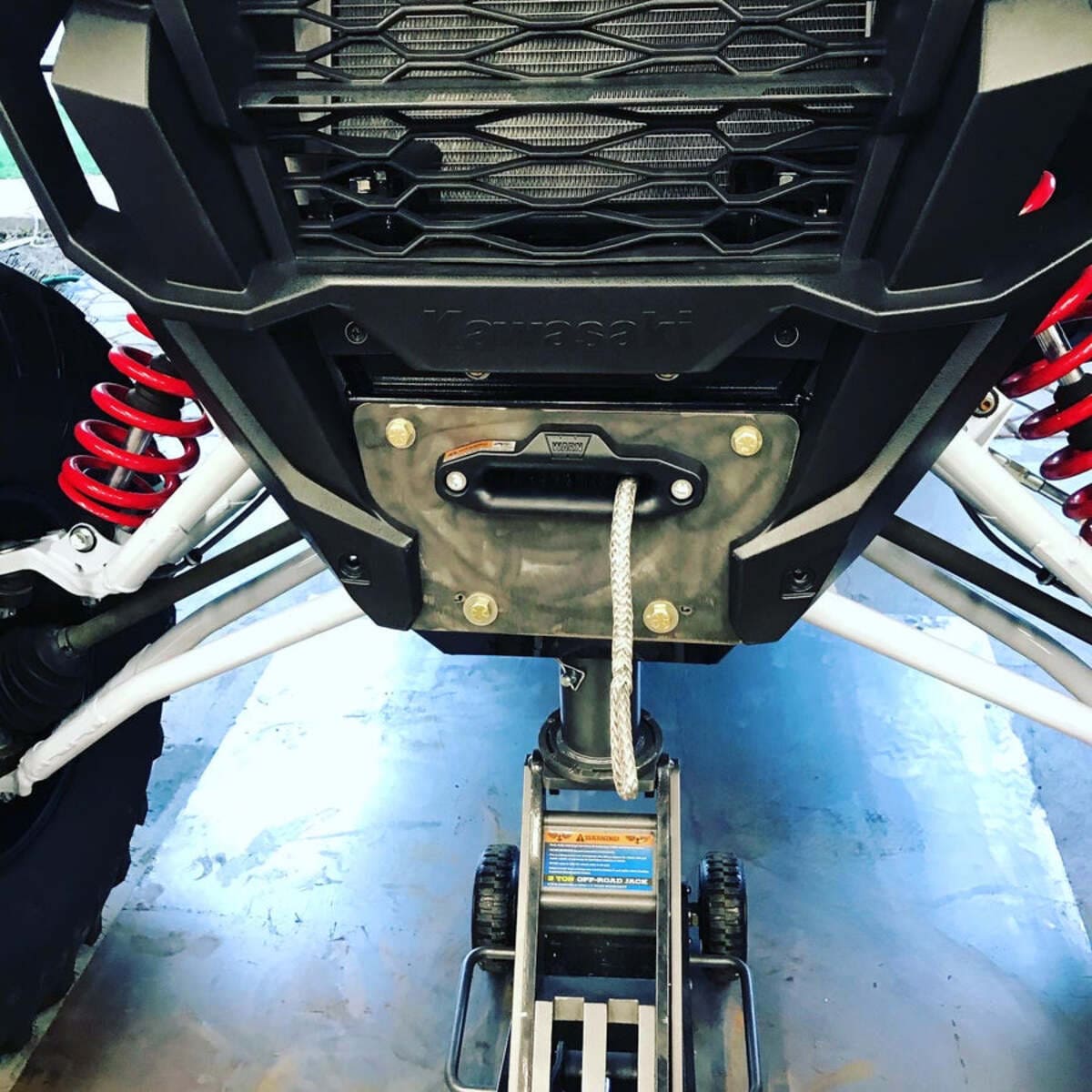 All Terrain Concepts Kawasaki KRX 1000 Winch Rear Plate