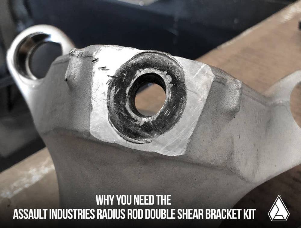 Assault Industries Can Am Maverick X3 Radius Rod Double Shear Bracket Kit Fits