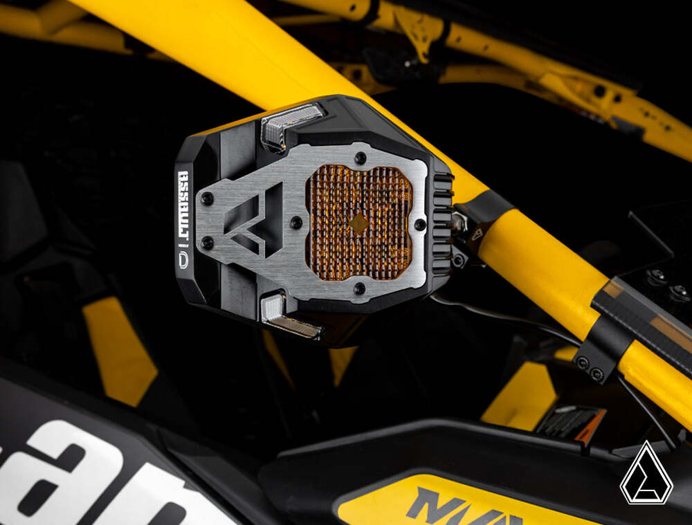 Assault Industries Nighthawk G2 LED Side Mirrors - Yellow Lenses