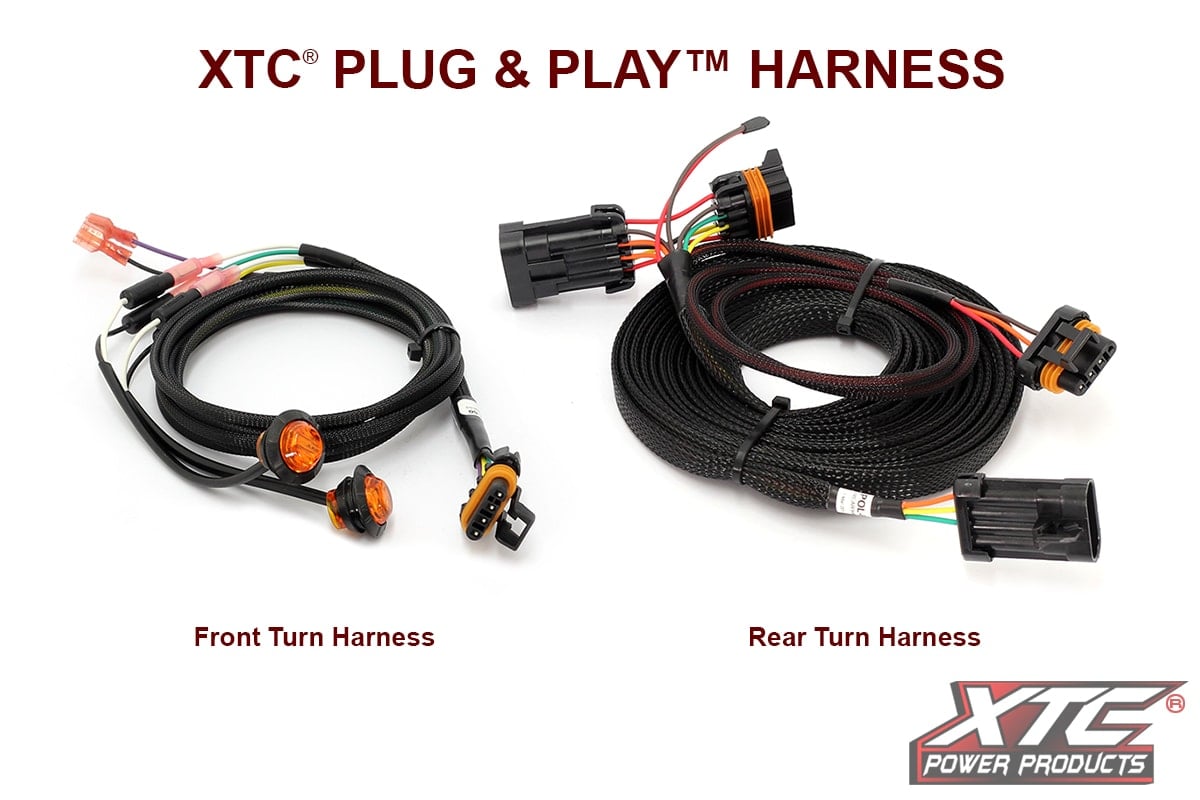 XTC Polaris RZR Turbo S and 19+ XP 1000/Turbo Self-Canceling Turn Signal System with Horn