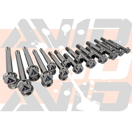 AVID Racing Can-Am Maverick R Race Front Titanium Bolt Hardware Kit - 24 Piece