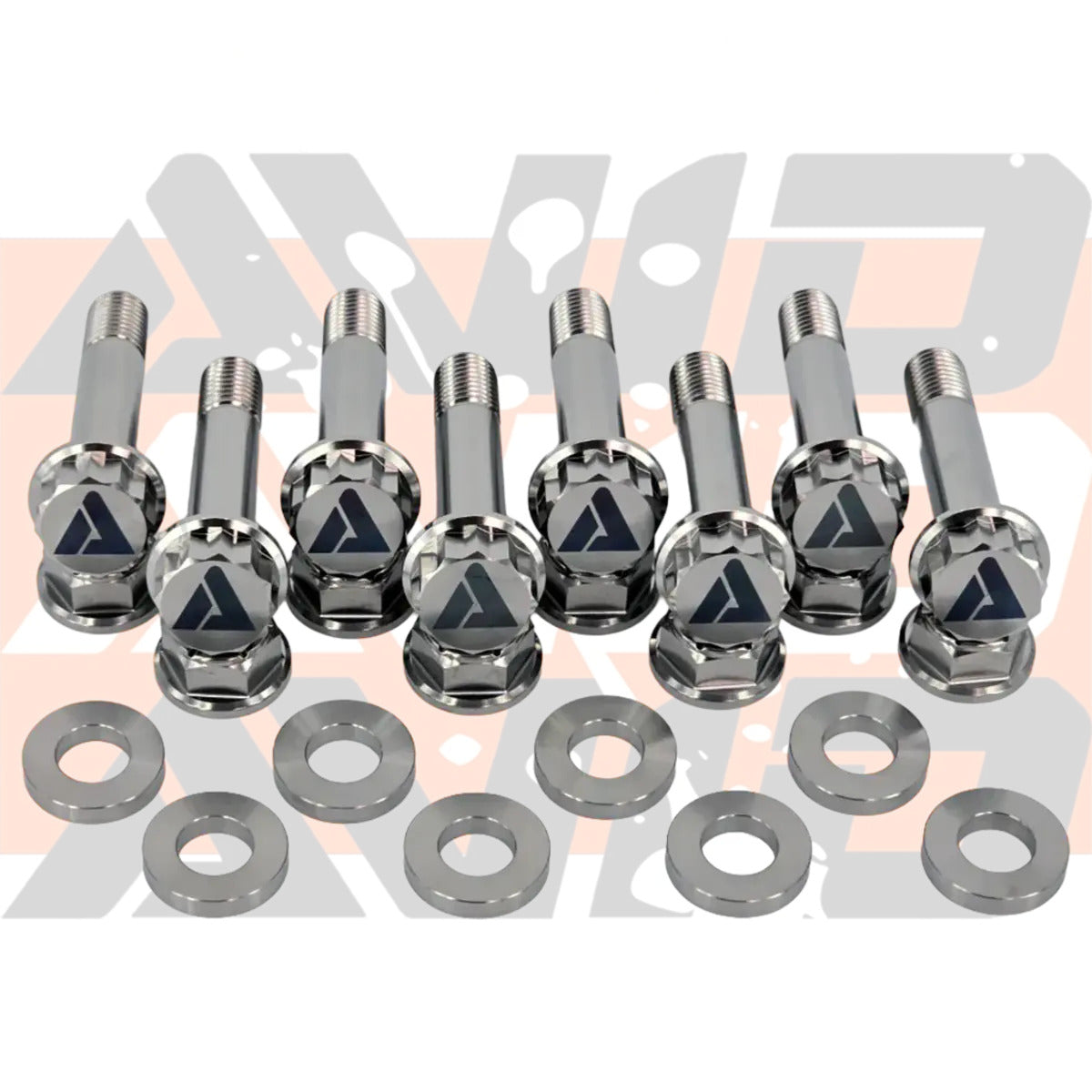 AVID Racing Can-Am Maverick R Rear Trailing Arm Titanium Bolt Hardware Kit - 24 Piece