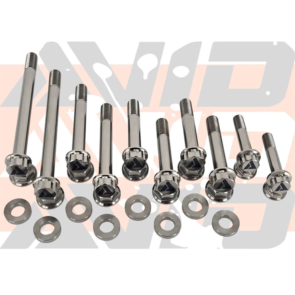 AVID Racing Can-Am Maverick X3 Complete Front Titanium Bolt Hardware Kit - 28 Piece