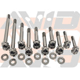 AVID Racing Can-Am Maverick X3 Complete Front Titanium Bolt Hardware Kit - 28 Piece