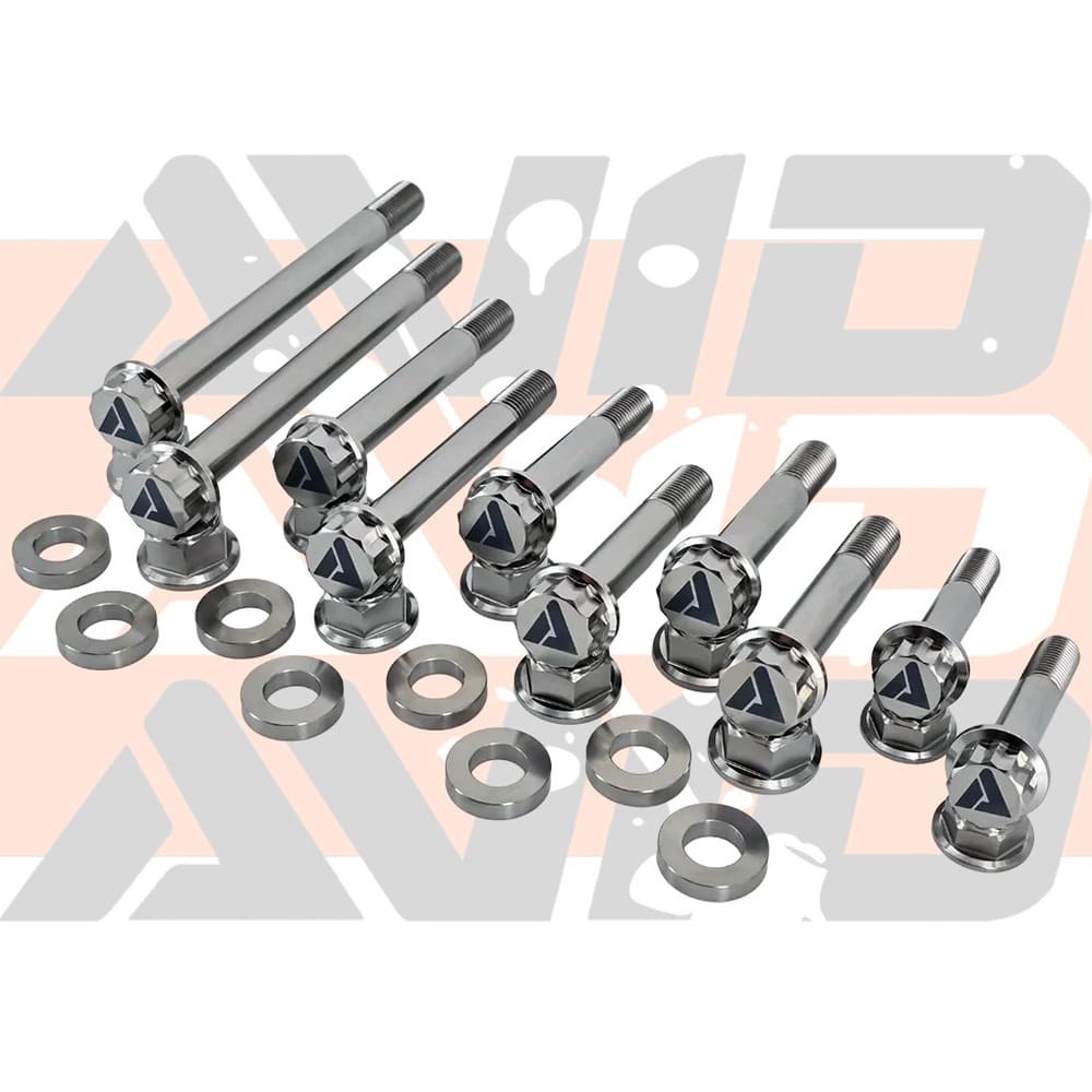 AVID Racing Can-Am Maverick X3 Complete Front Titanium Bolt Hardware Kit - 28 Piece