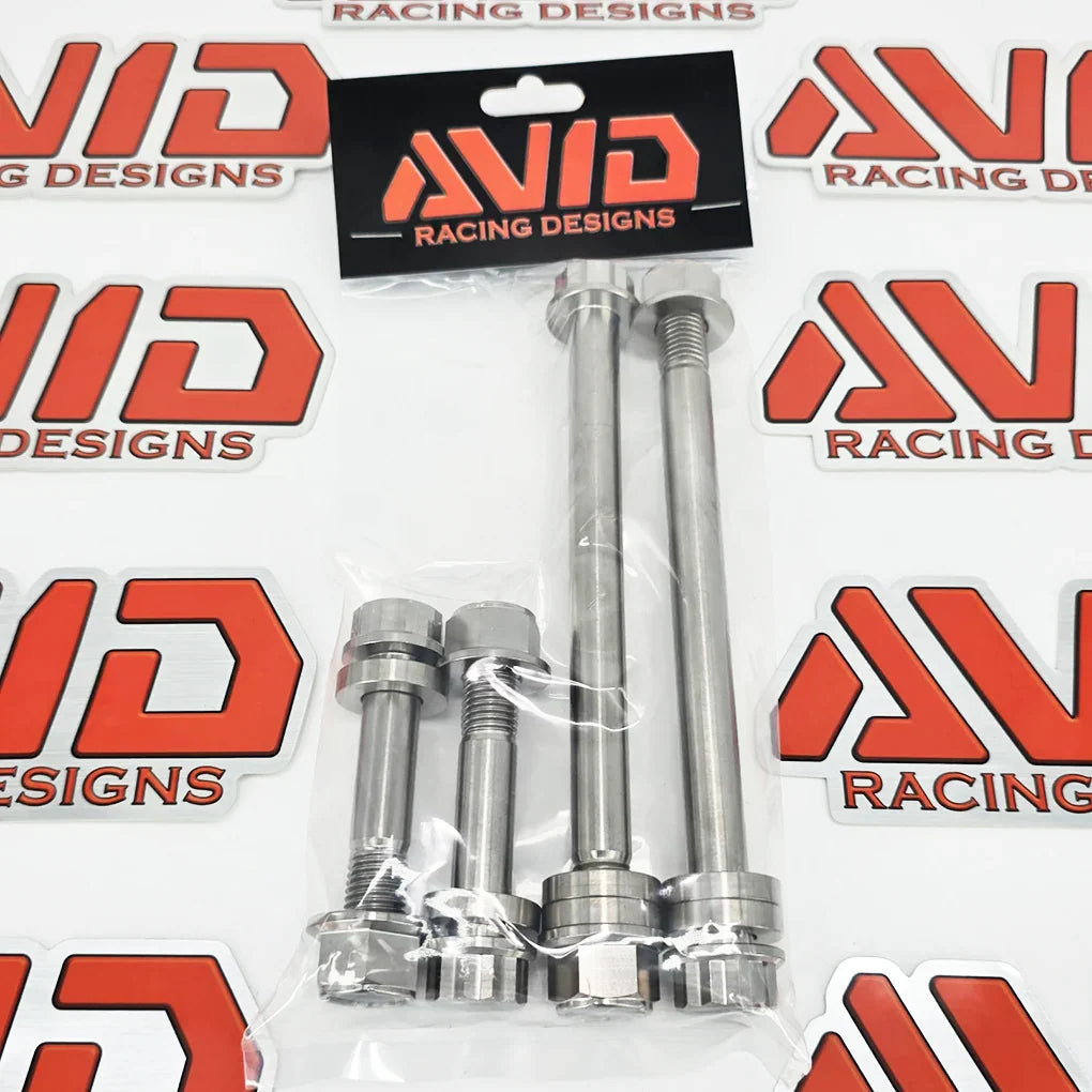 AVID Racing Can-Am Maverick X3 Front Shock Titanium Bolt Hardware Kit - 14 Piece