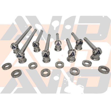 AVID Racing Polaris RZR Pro R Rear Differential Titanium Bolt Hardware Kit - 24 Piece
