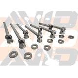 AVID Racing Polaris RZR Pro R Rear Differential Titanium Bolt Hardware Kit - 24 Piece