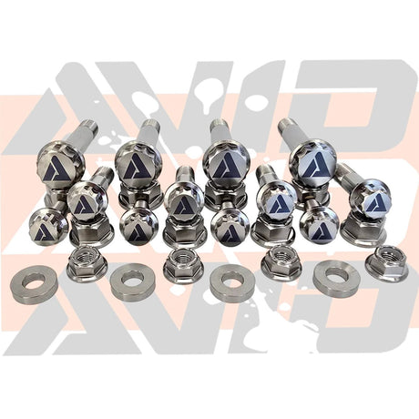 AVID Racing Polaris RZR Pro R 4-Seater Cage Titanium Bolt Hardware Kit - 28 Piece