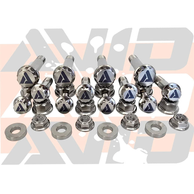AVID Racing Polaris RZR Pro R 4-Seater Cage Titanium Bolt Hardware Kit - 28 Piece