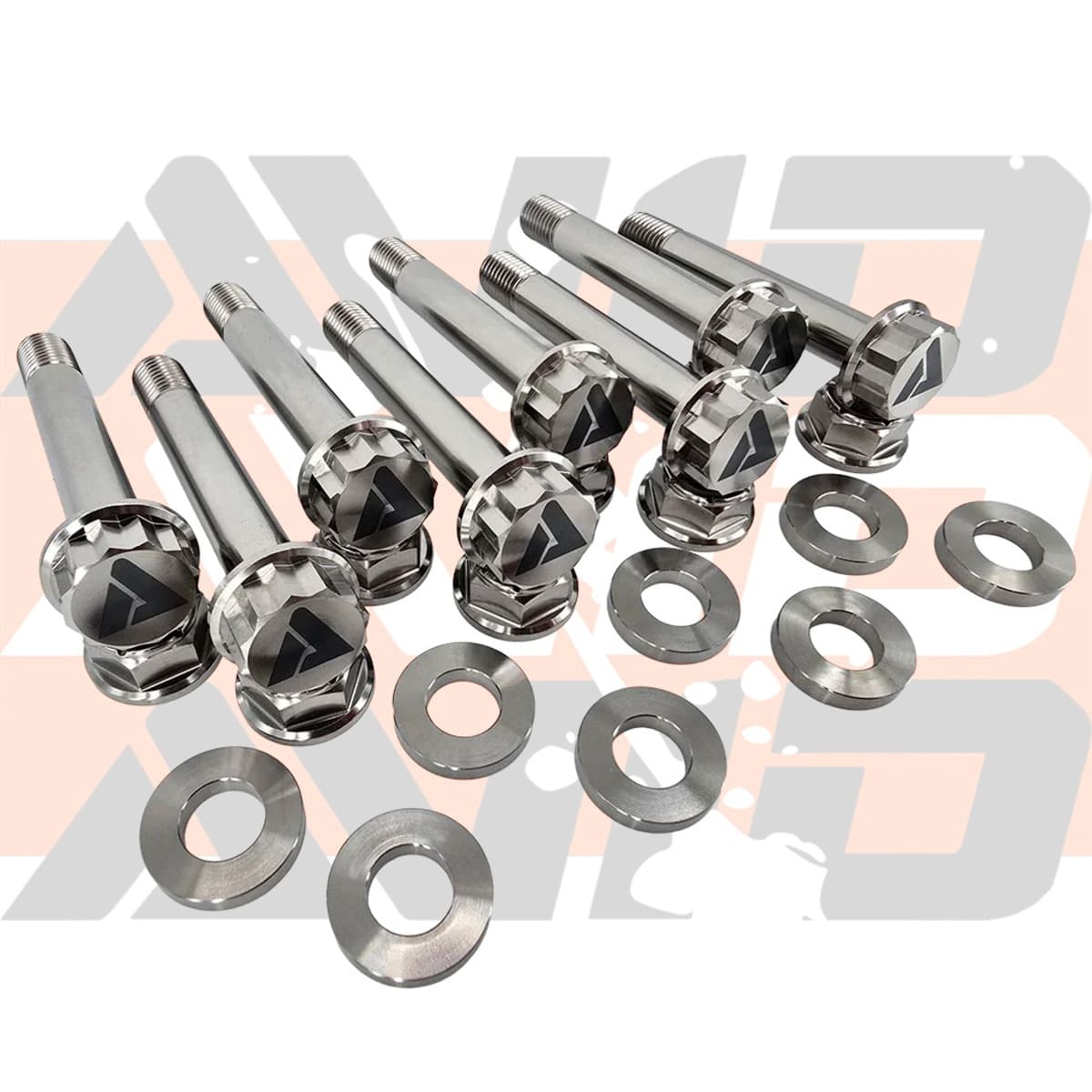 AVID Racing Polaris RZR Pro R Front Inner Pivot Titanium Bolt Hardware Kit – 24 Piece