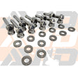 AVID Racing Polaris RZR Pro R Rear Factory Trailing Arm Titanium Bolt Hardware Kit - 30 Piece