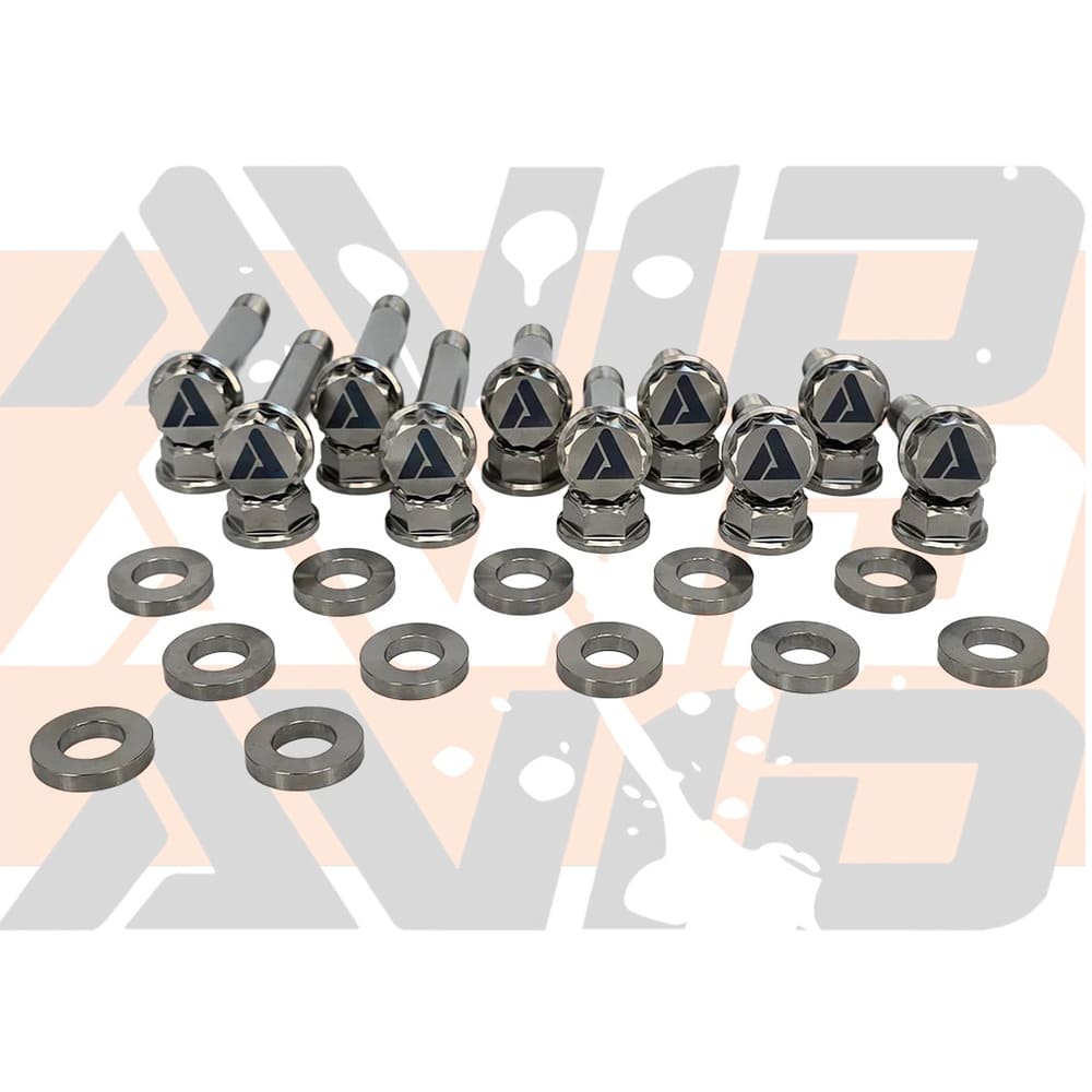 AVID Racing Polaris RZR Pro R Rear Factory Trailing Arm Titanium Bolt Hardware Kit - 30 Piece