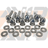 AVID Racing Polaris RZR Pro R Rear Radius Rod Titanium Bolt Hardware Kit - 28 Piece