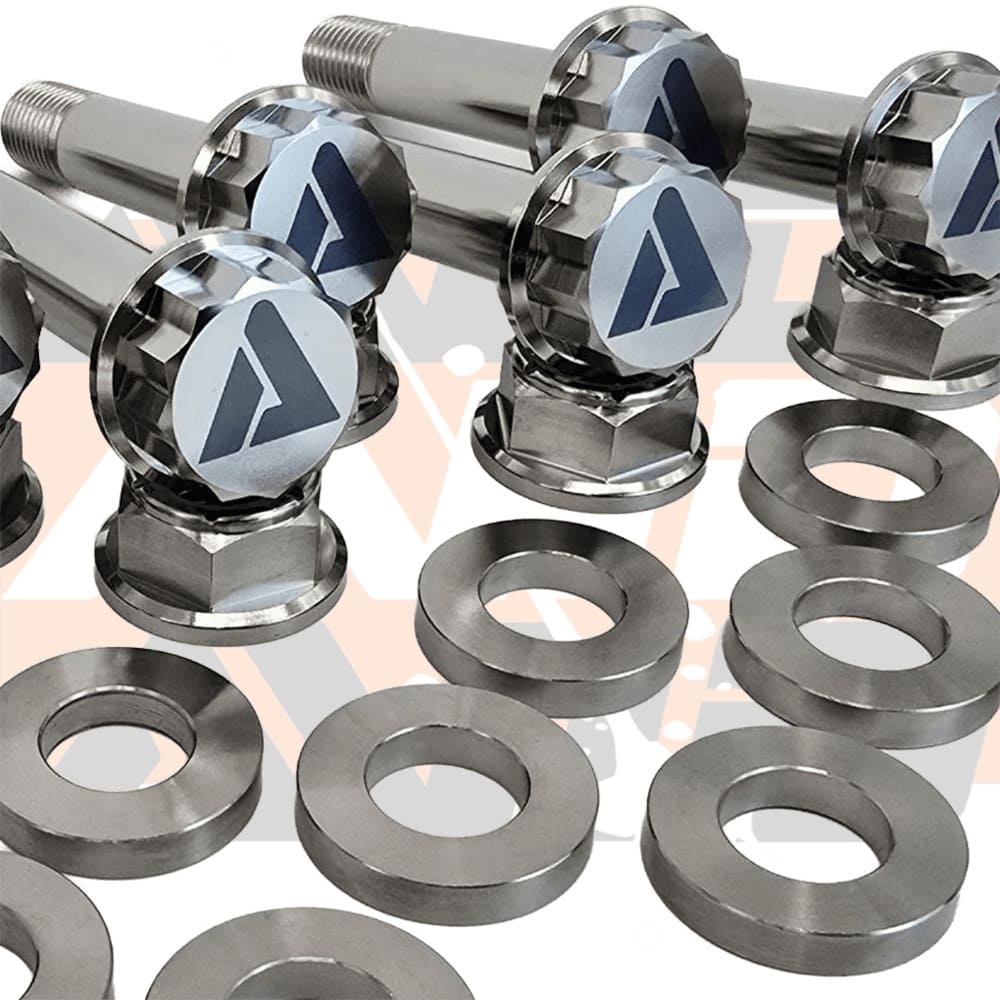 AVID Racing Polaris RZR Pro R Rear Radius Rod Titanium Bolt Hardware Kit - 28 Piece