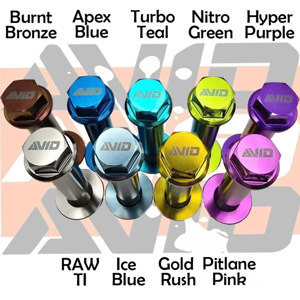 AVID Racing Polaris RZR Pro R Rear Radius Rod Titanium Bolt Hardware Kit - 28 Piece