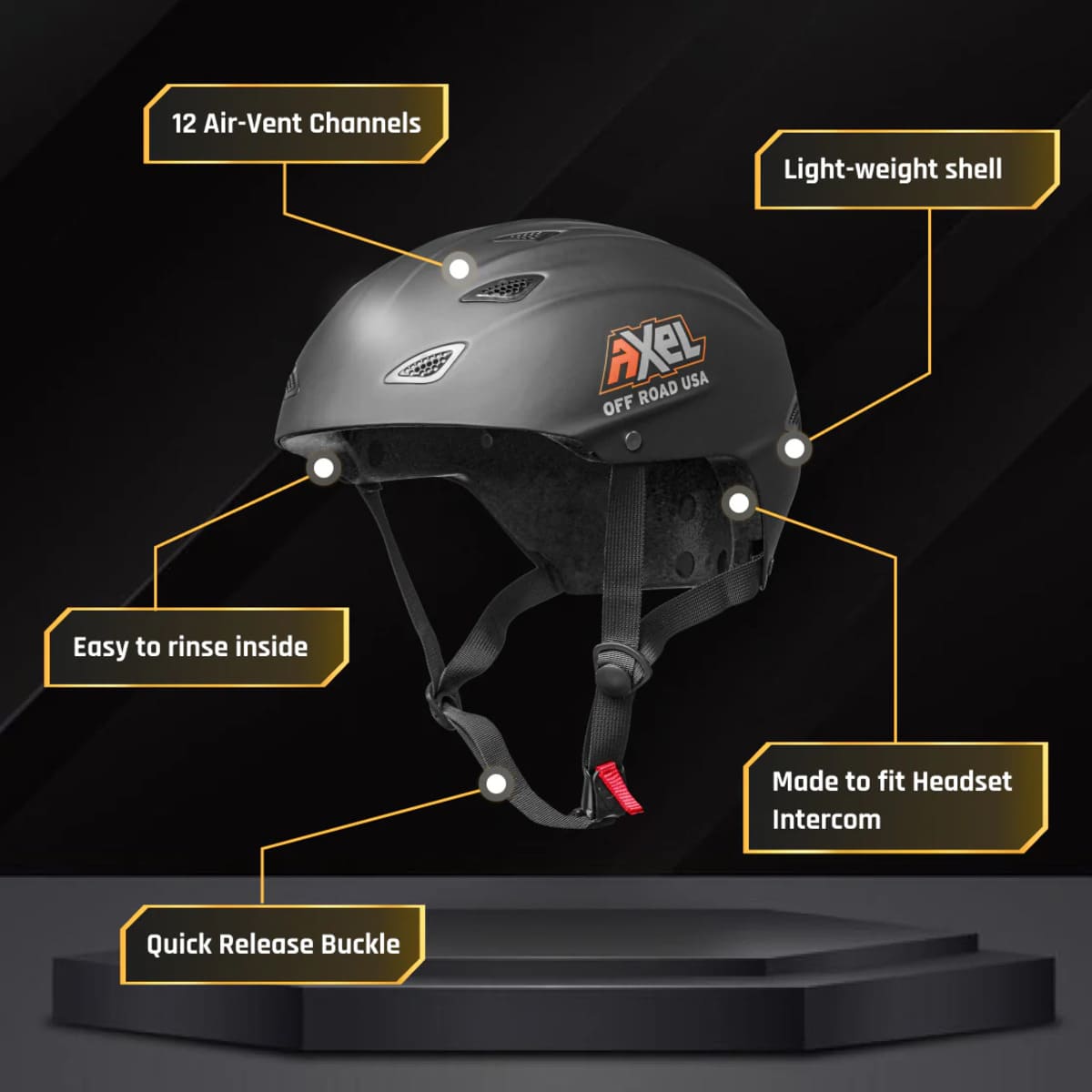 Axel Off Road GRIT D.O.T. Helmet