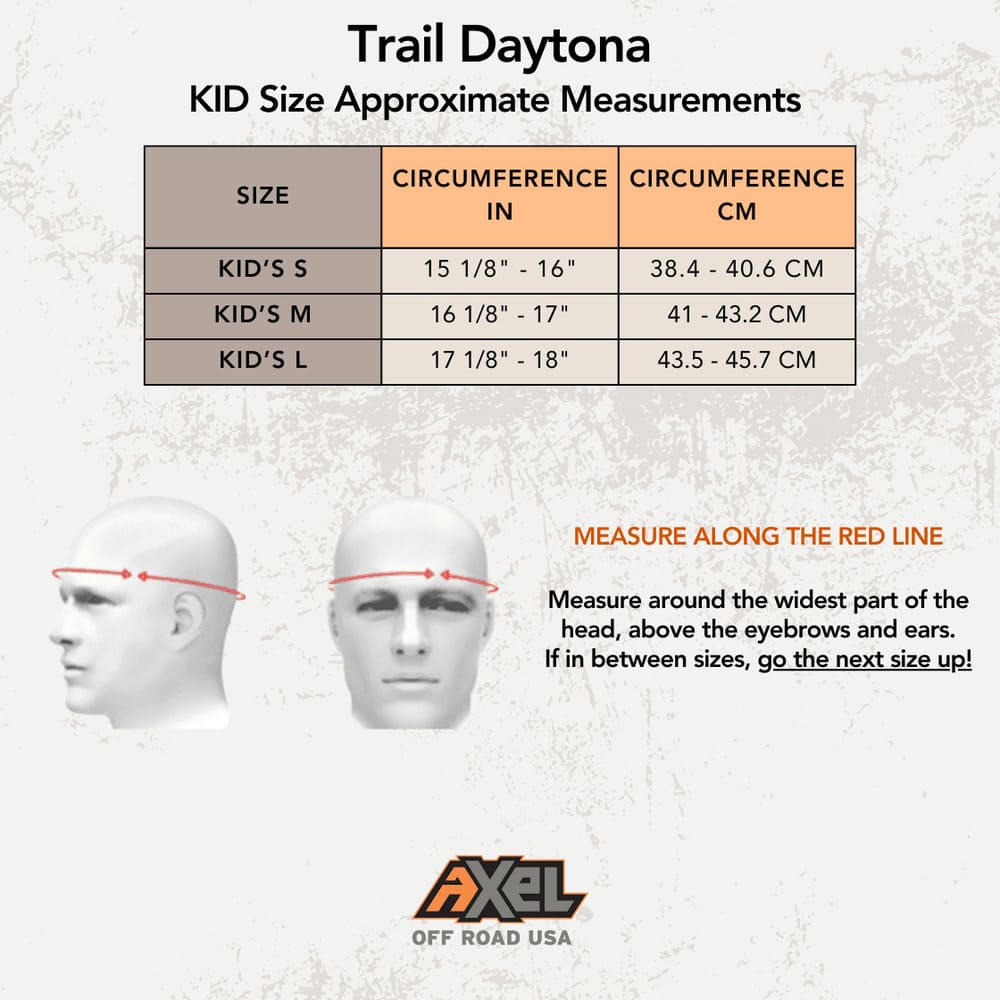 Axel Off Road Kid's Off Road Trail Daytona DOT Helmet