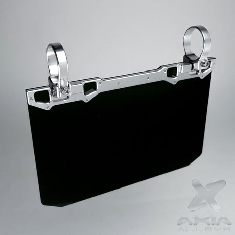 Axia Alloys 12″ x 8″ Narrow Mount Solid Black Shield Sun Visor