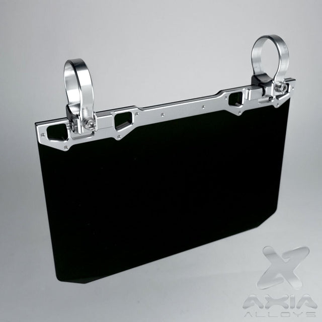 Axia Alloys 12″ x 8″ Narrow Mount Solid Black Shield Sun Visor