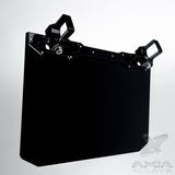 Axia Alloys 12″ x 8″ Narrow Mount Solid Black Shield Sun Visor