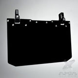 Axia Alloys 12″ x 8″ Narrow Mount Solid Black Shield Sun Visor