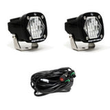 Baja Designs Black Auxiliary LED Pod Light - Pair