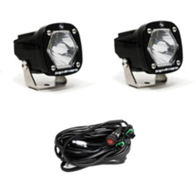 Baja Designs Black Auxiliary LED Pod Light - Pair