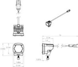 Baja Designs Black Auxiliary LED Pod Light - Pair