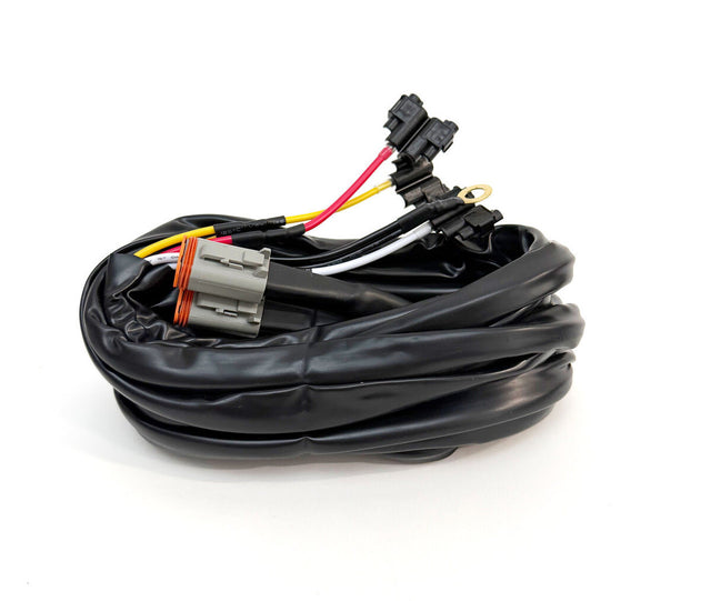 Baja Designs Dual Lead 4-Pin Deutsch-Style w/Hi/Low/Backlight Upfitter Universal Harness