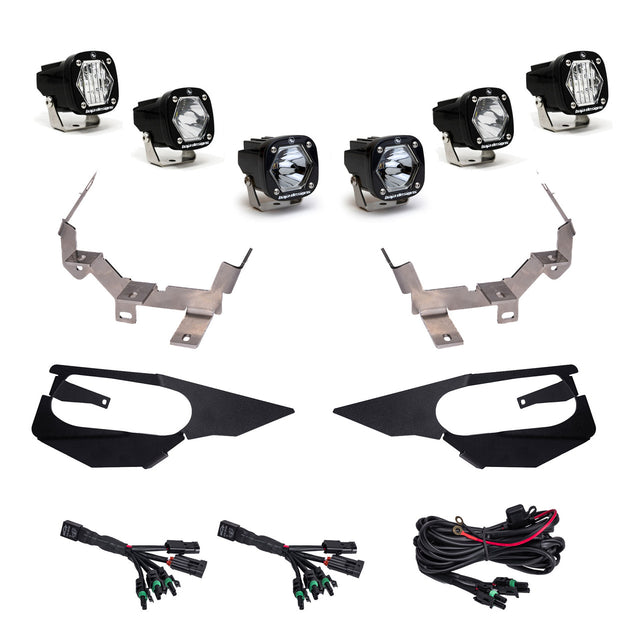 Baja Designs Kawasaki '23-'24 Teryx/KRX 1000 Unlimited LED/Laser Headlight Kit