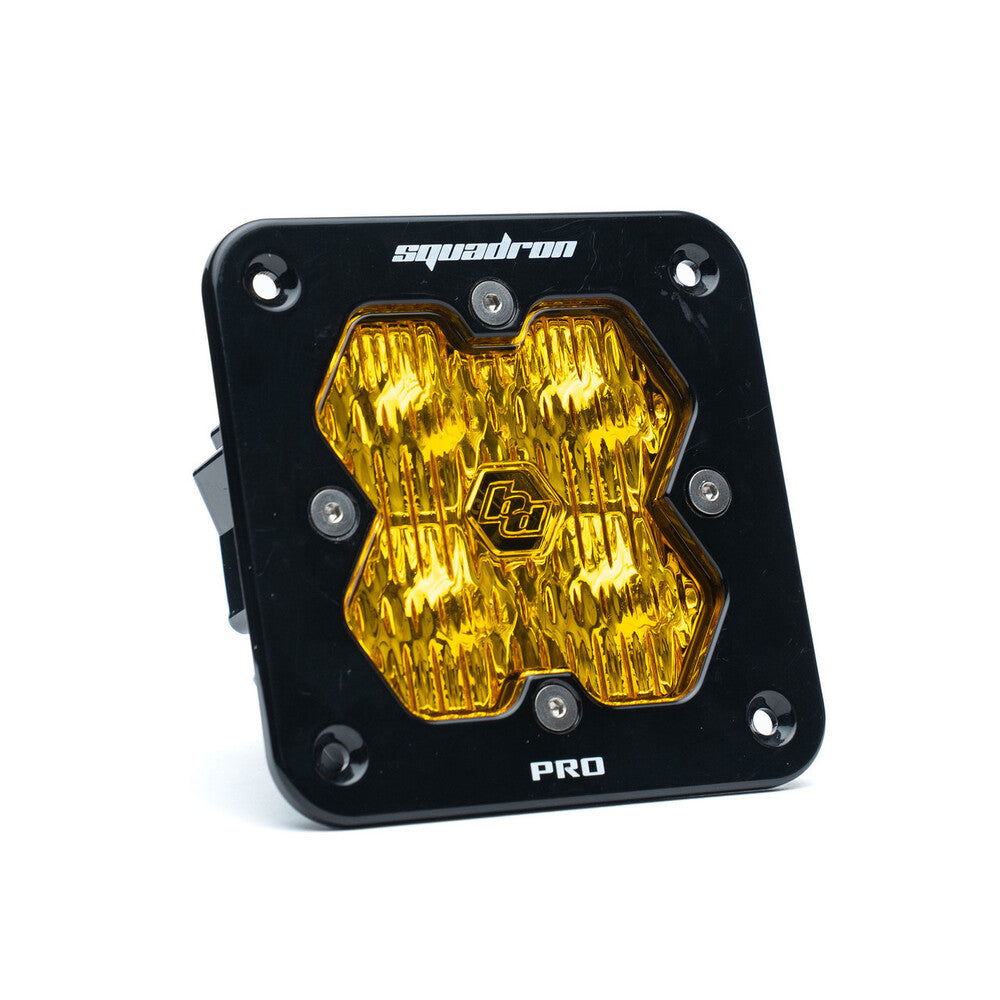 Baja Designs Squadron 2.0 Pro Black Flush Mount Auxiliary LED Pod Light - Universal