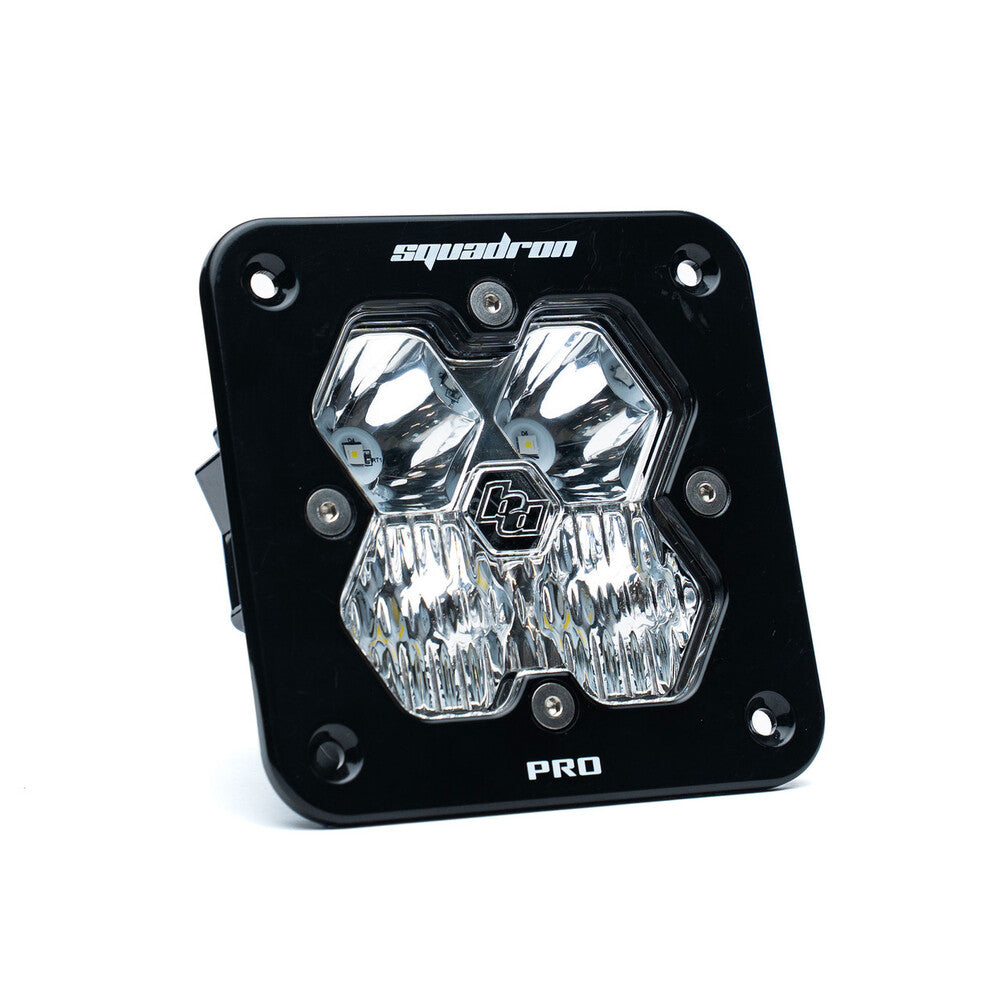 Baja Designs Squadron 2.0 Pro Black Flush Mount Auxiliary LED Pod Light - Universal
