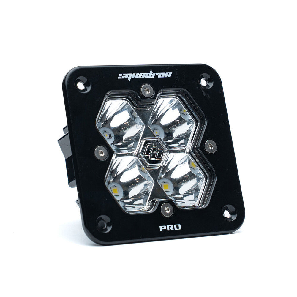 Baja Designs Squadron 2.0 Pro Black Flush Mount Auxiliary LED Pod Light - Universal