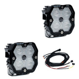 Baja Designs Squadron 2.0 Pro Black Universal Auxiliary LED Pod Light - Pair