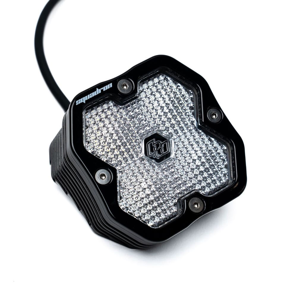 Baja Designs Squadron 2.0 Sport Black Flush Mount Auxiliary LED Pod Light - Universal